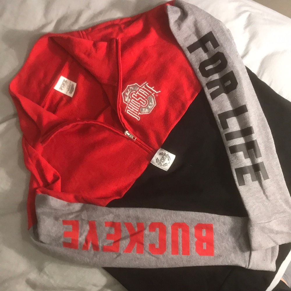 PINK half zip